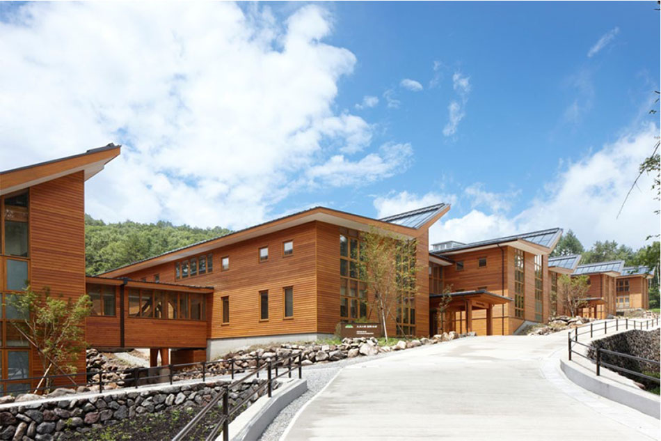 森の中のスポーツベット 着いたーィス