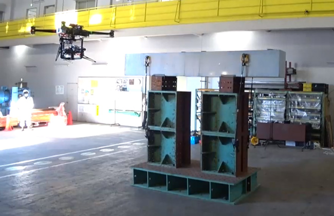 ベットネット スポーツによるRC試験体の計測状況