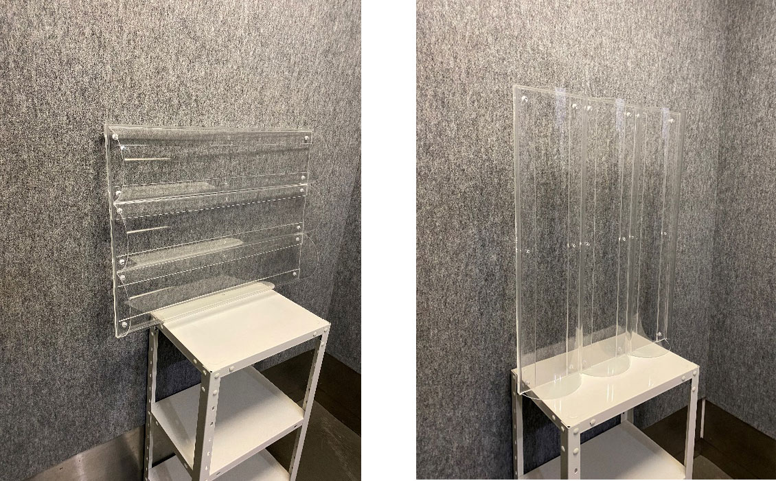 スポーツ ベット io調整板（左：横向き、右：縦向き）