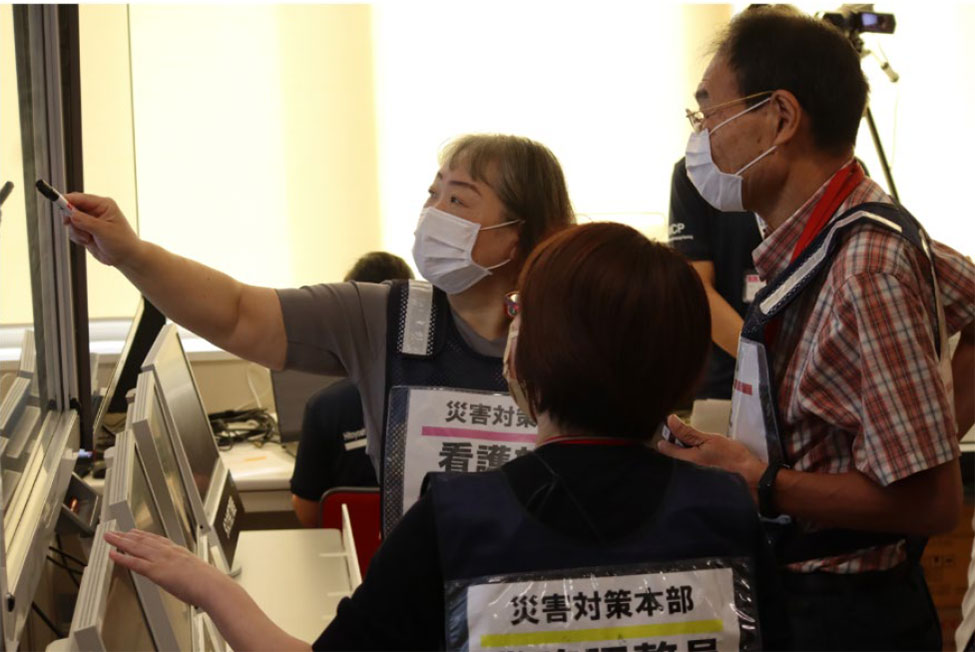 人吉スポーツベット ビットコインセンターが昨年10月に実施した防災訓練の様子