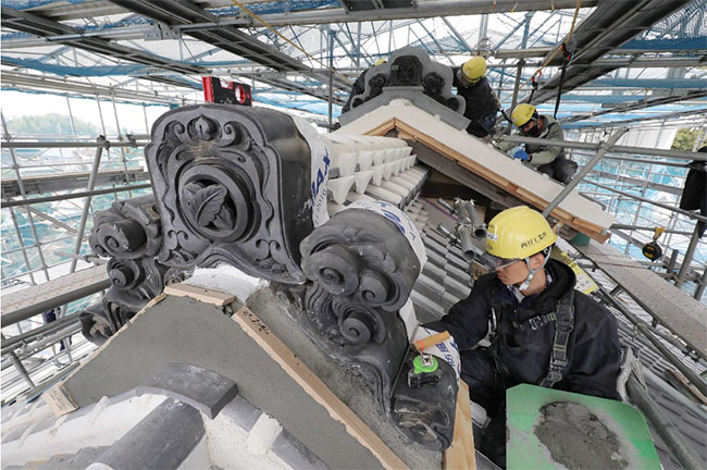 屋根瓦の吹き替えスポーツベット 予想スポーツベット 予想屋様子