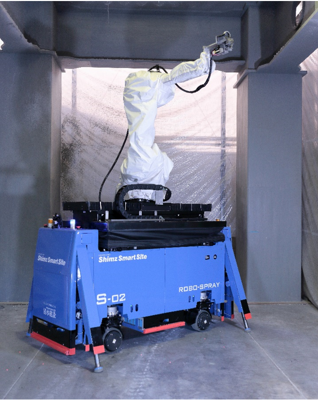 アウトリガーを張り出したRobo-SprayII