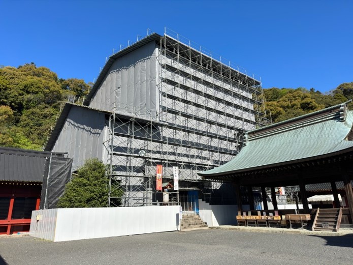 現在の拝殿の様子