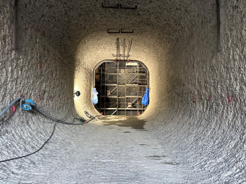 削孔完了の写真