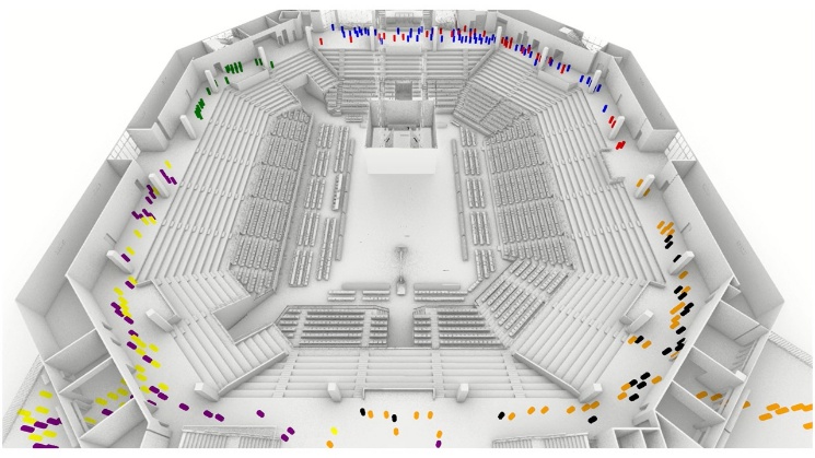 退場シミュレーションの写真