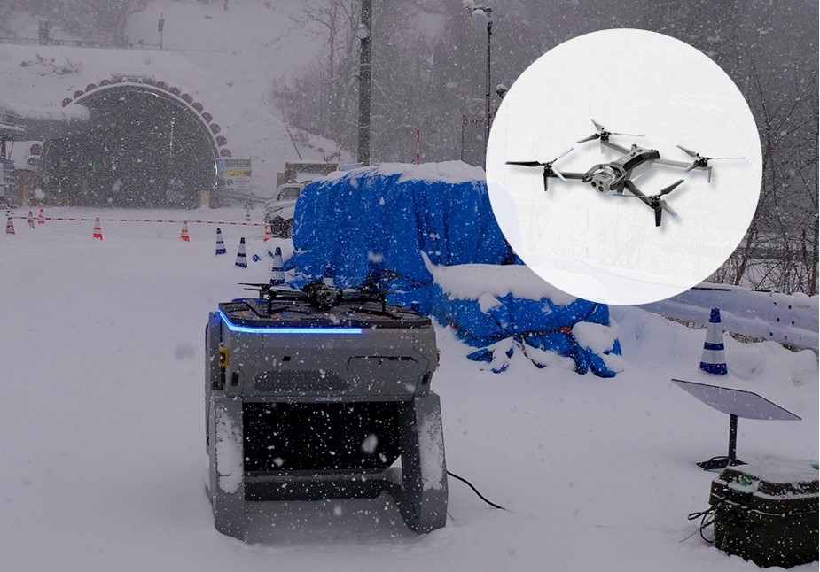 トンスポーツくじ ベット 自動化前に設置したドローンポートドローン