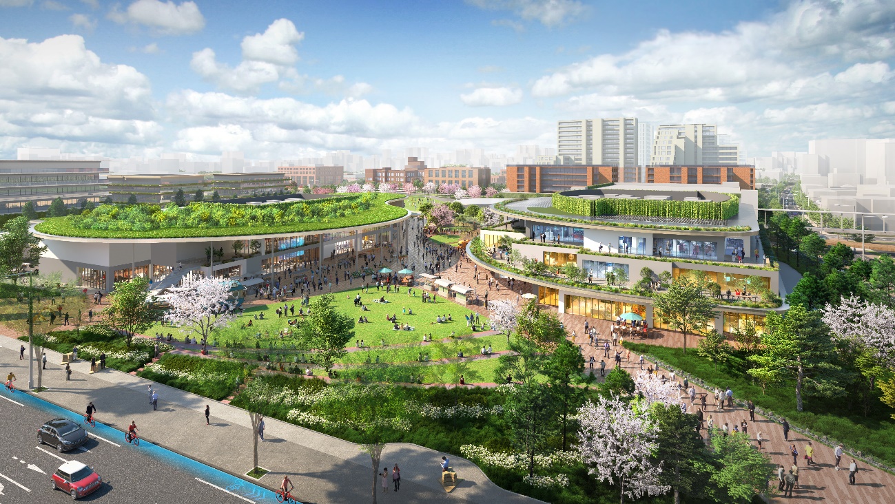 イノベーションコア街区のイメージパース