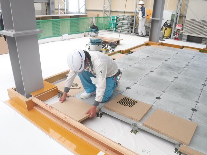 OAフロア多能工研修