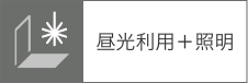 昼光利用＋照明