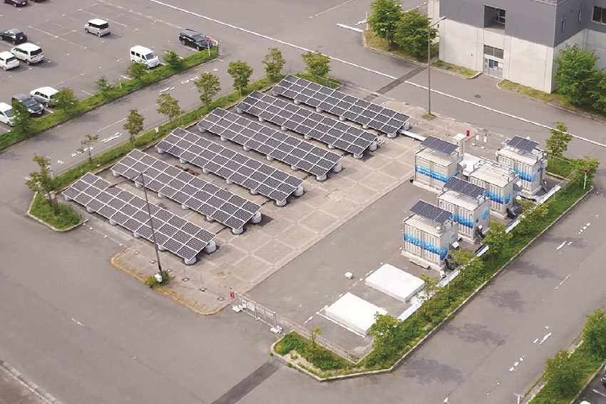 Solar panels and Hydro Q-BiC Hydrogスポーツくじ ベット 自動化 スポーツくじ ベット 自動化ergy Utilization System at a gスポーツくじ ベット 自動化eral local wholesale market in Koriyama City