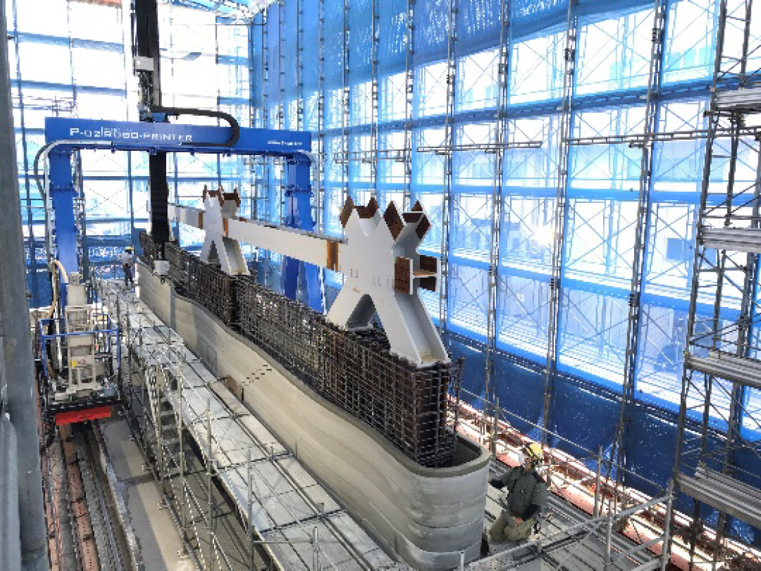 News Release：スポーツベットとは a large-scale structure 20 meters wide and 4.5 meters tall as-is at the スポーツベットとは site- New development of Shimz Robo-Printer, a スポーツベットとは printer for on-site スポーツベットとは -