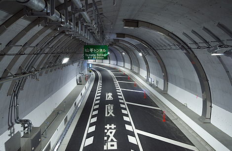 Ohashi Tunnel on the Shinjuku Route of the Central Ring of the Metropolスポーツベットするならan Expressway