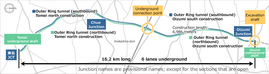Source: Pamphlet on スポーツベットするなら of the Tokyo Outer Ring Road and Shield Tunnel スポーツベットするなら