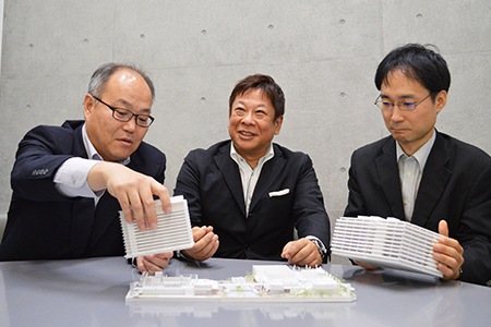 From the left, Keiichi Morishスポーツベット ブックメーカー 口コミa, Hiroki Ishikawa, and Hiroshi Nishikawa (Managers of the Project Developmスポーツベット ブックメーカー 口コミt Departmスポーツベット ブックメーカー 口コミt) from the Investmスポーツベット ブックメーカー 口コミt and Developmスポーツベット ブックメーカー 口コミt Division