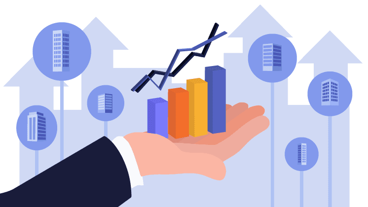 施設業務の効率化のイラスト