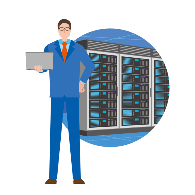 国内データセンター&emsp;スポーツベット 税金利用者のイラスト
