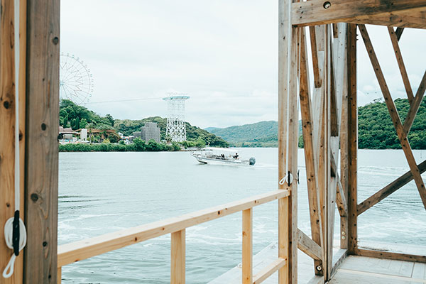 マリンフォレスト内観（昼間）浜名湖舘山寺地区にて