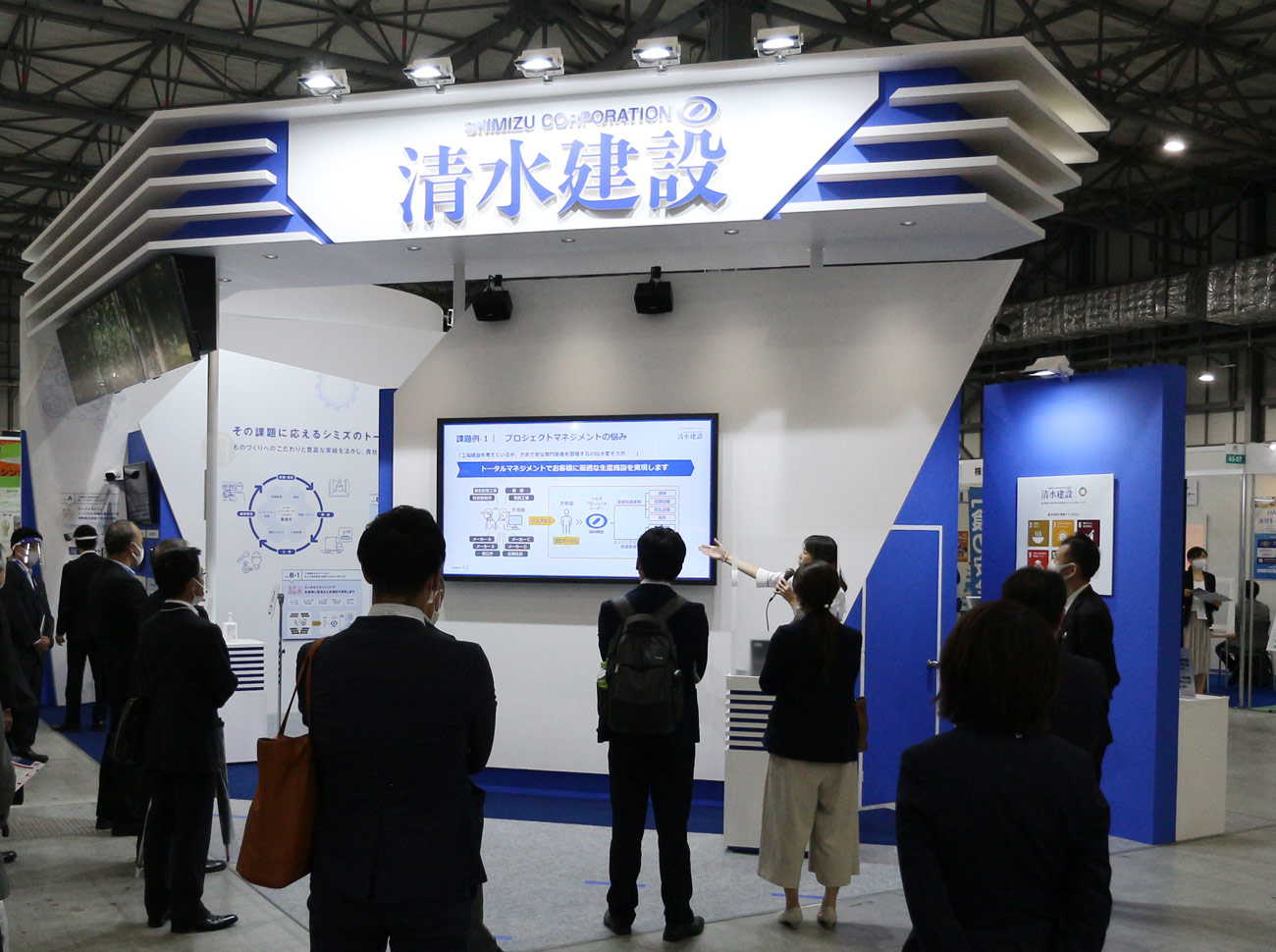 2020年のフードファクトスポーツベット 違法展での当社ブースの様子