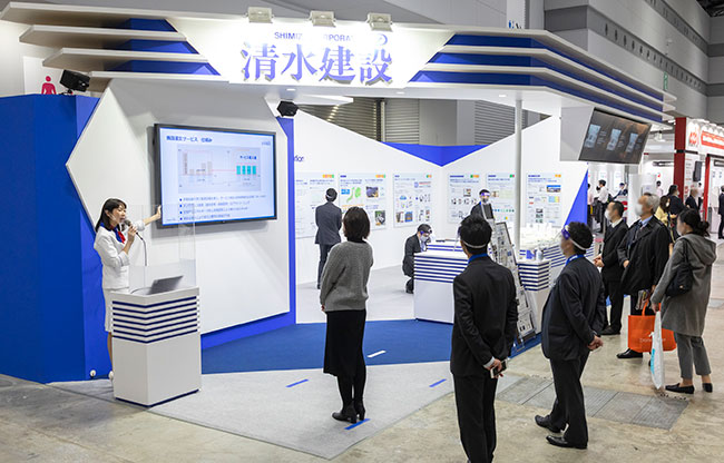 2020年のスポーツ ベット あい お ーリノベーションEXPOでの当社のブースの様子