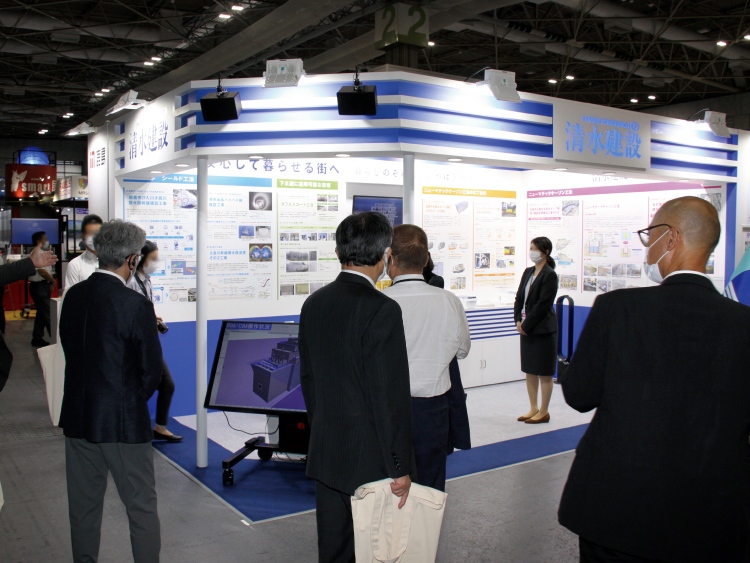 スポーツベット 確実展’21 大阪での当社ブースの様子