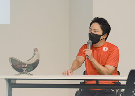 スポーツベット サポートベット サポートリンピックの経験について語る川野選手