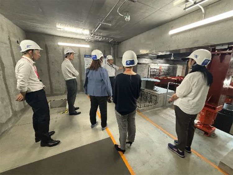 NOVARE Academyでモックアップを見学