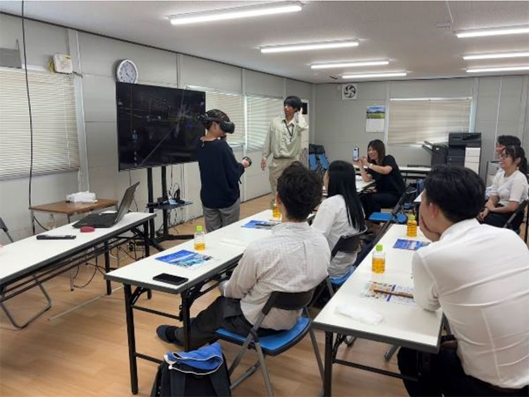 現場周辺をVR体験