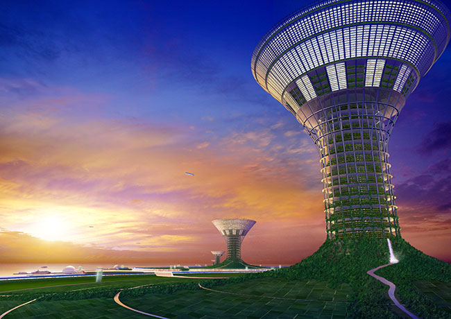 海洋未来都市構想「GREEN FLOAT」（2008年発表）