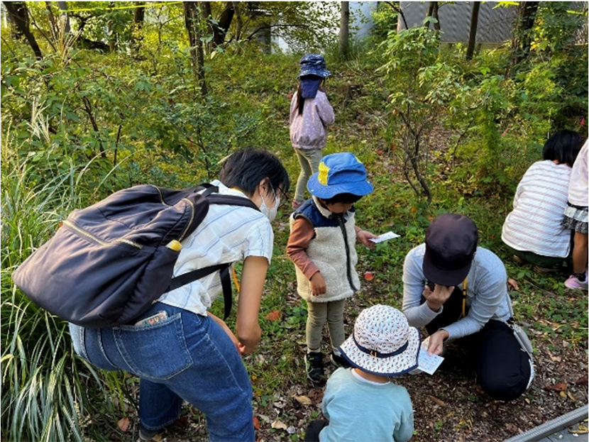 乳幼児親子向けの自然体験プログラム