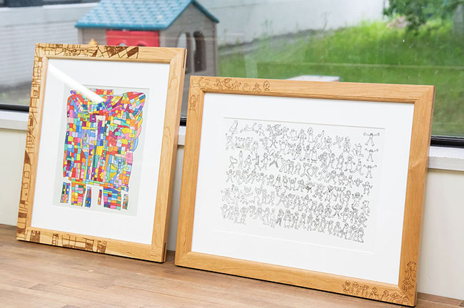 ネット ベット スポーツに作品の一部を焼き付けてあり、目で見るだけでなく、触れても楽しむことができる