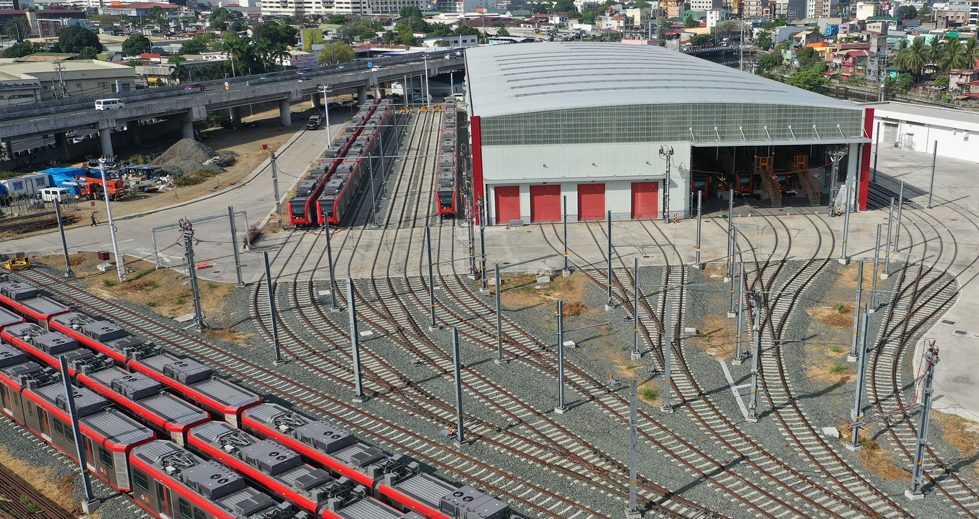 2023 マニラLRT1号線車両基地