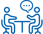 社内外相談窓口設置のアイコン
