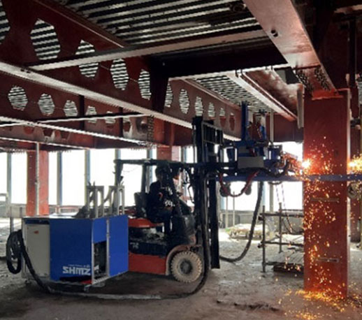 超高層ビルの環境配慮型解体工法「グリーン サイクル デモリッション」