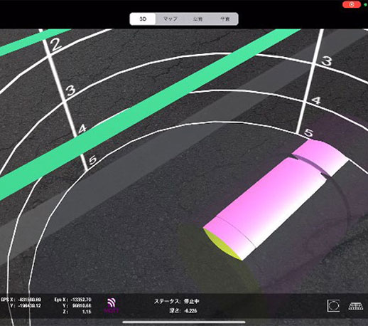 掘進中のシールドマシンの位置を可視化「Shimz AR シールド」