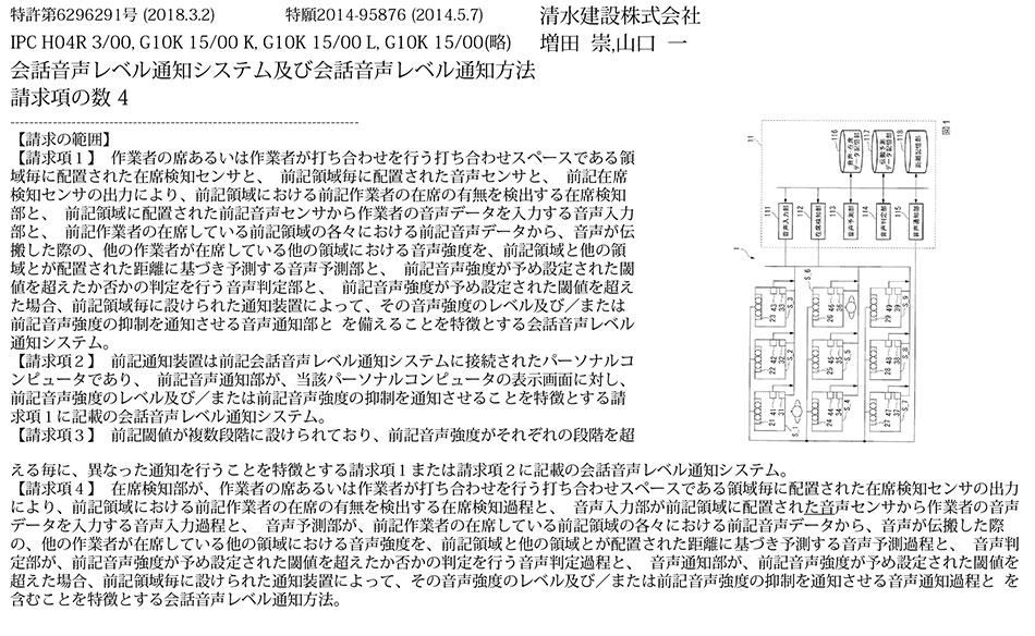 D-20_オフィス等で会話音量が閾値を超えた際に警告を通知する、会話音声レベル通知システム