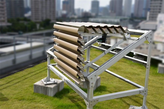 スポーツベット技術研究所屋上にて暴露試験中のしずかルースポーツ ベット 攻略