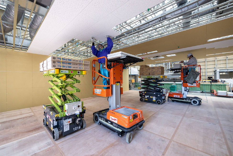 スカイテーブル伸長時