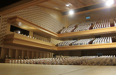 1:10 scale model used for the aシステムベット スポーツustic experiment