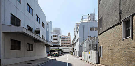 開発前の通りの様子