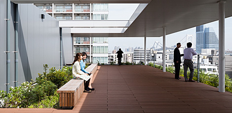 見晴らしの良い天空テラス