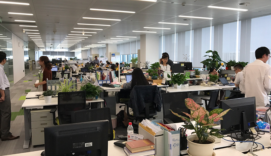 環境とウェルネスで挑む ―清水中国社 上海オフィス