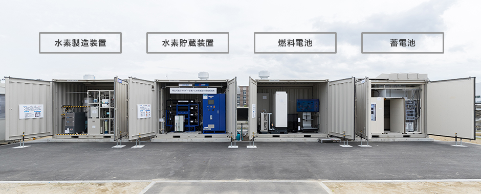 実証実験用の施設は、共同研究を行う産業スポーツベット ブラックジャック総合研究所の福島再生可能エネルギー研究所（FREA）内に設営