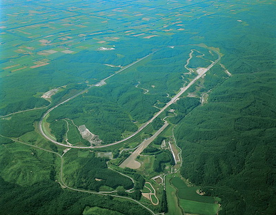 三菱自動車工業十勝研究所 テストコース