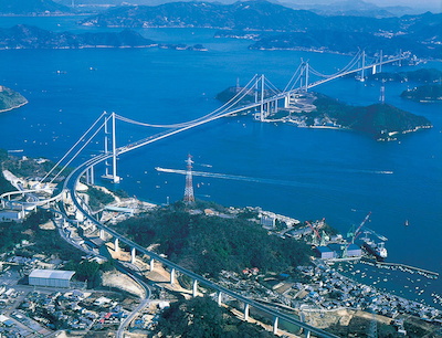 本四連絡橋 来島海峡大橋下部工（西）