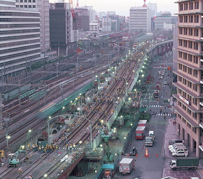 中央線東京駅付近重層化