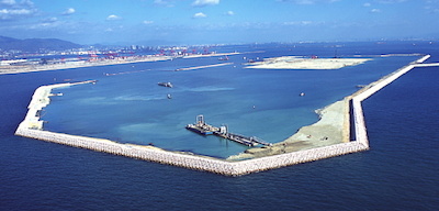 神戸空港護岸築造