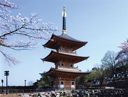 Daiouin Temple Three-storied Pagoda