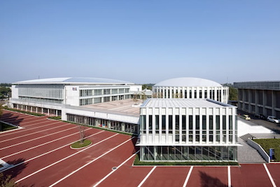 Sports Health Center (Phases I and II), Ryutsu Keizai University