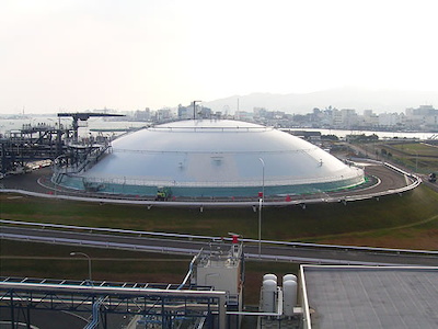 Underground LNG Storage Tank No. 3, Sodeshi Terminal