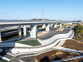 新東名高速道路　伊勢原大山インターチェンジ周辺ヤード造成